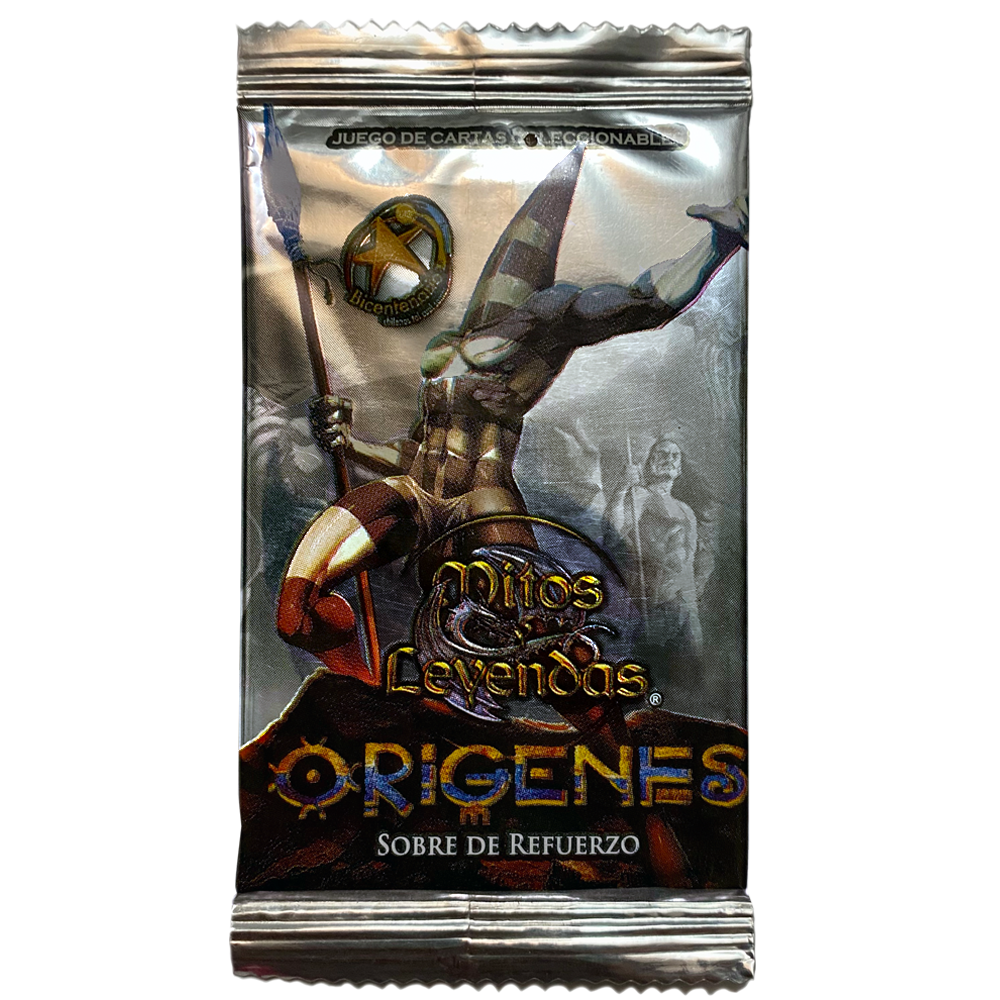 Orígenes - Mitos y Leyendas   - sobre de refuerzo de 6 carta