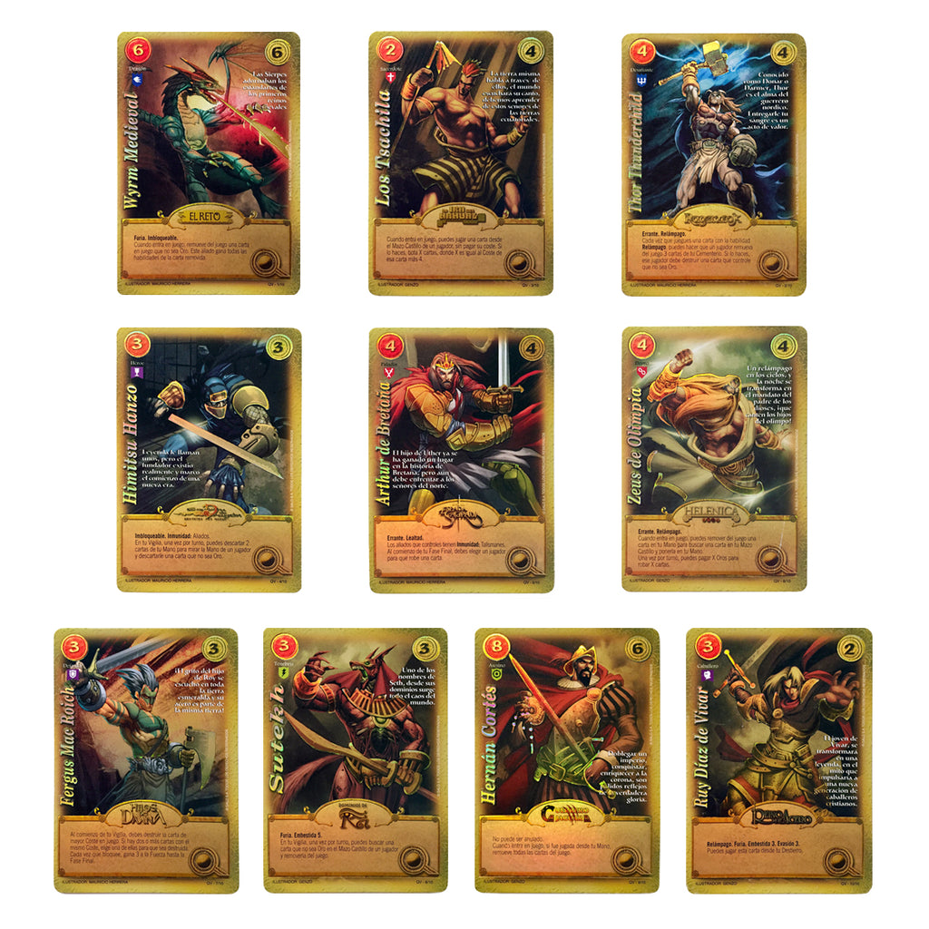 10 Cartas Q´VIL de Mitos y leyendas