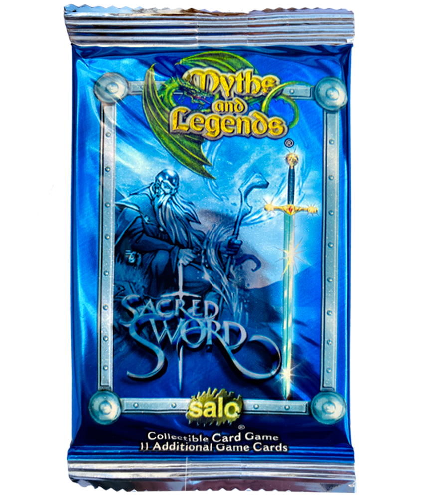 Mitos y Leyendas Espada Sagrada en Ingles - sobre de superación 11 carta