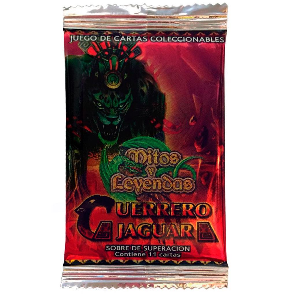 Mitos y Leyendas Guerrero Jaguar  sobre de superación 11 cartas