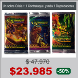 Cazaurio 1 sobre Crisis + 1 sobre Depredadores + 1 sobres Contrataque