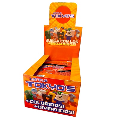 Tokyos - Tokios -  18 sobres de Little Tokyos - 72 figuras