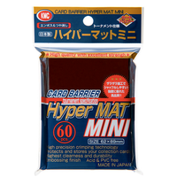 Protectores KMC - Tipo Hiper Mat Mini Red - Rojo oscuro (60pzs)