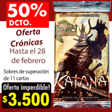Mitos y Leyendas Katana - sobre de superación 11 carta