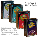 Pack de 4 Mazos - HIJOS DE DANNA - Mitos y Leyendas