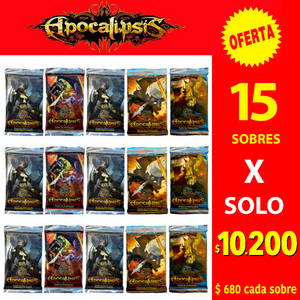 Mitos y Leyendas - Pack  15 Sobres Apocalipsis - Apocalipsis