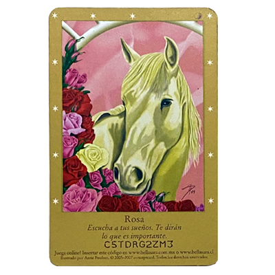 Bella Sara - Carta ROSA - Carta de colección