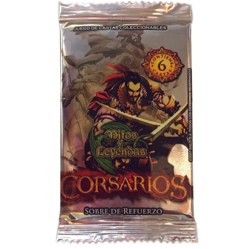 Mitos y Leyendas Corsarios - sobre de refuerzo 6 cartas