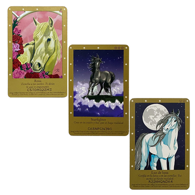 Bella Sara - Tres cartas de colección